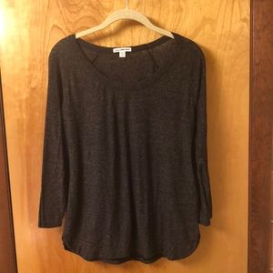 James Perse Dark Gray Women's Top